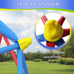 Dôme d'escalade enfant cage d'escalade structure en métal charge max. 180 kg assemblage facile 183 cm multicolore