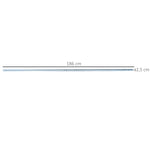 Kit complet porte coulissante 4 x 93 cm (p x l): rail, roulettes, visserie