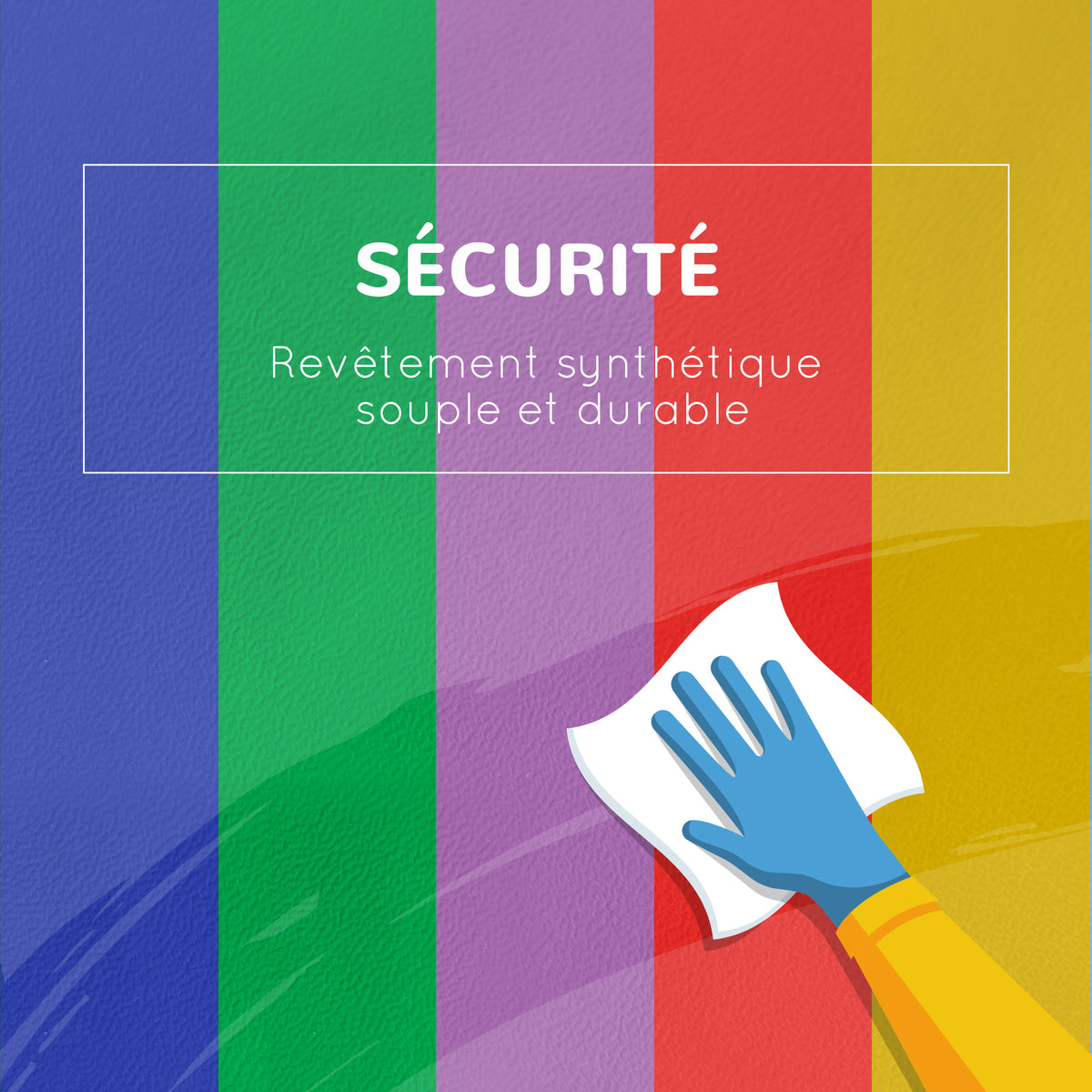 7PCS Parcours motricité bébé, jouet d'escalade, mousse blocs de construction avec revêtement synthétique, jouets éducatifs pour enfants d'âge préscolaire, multicolore