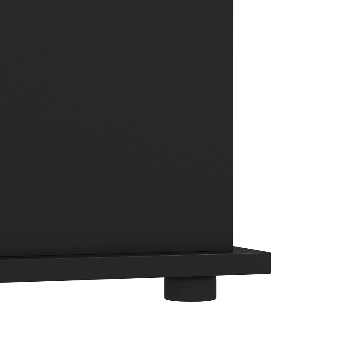Coffre de Rangement, Banc de Rangement avec Couvercle Rabattable et Charnières de Sécurité, 80 x 40 x 45 cm, Noir