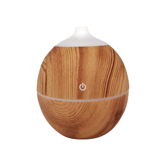 Diffuseur & Humidificateur d'huiles essentielles aspect bois clair