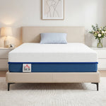 Matelas 90x190cm, matelas 1 personnes, mousse à mémoire de forme au thé vert, housse amovible lavable, fermeté moyenne