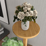 Étagère à plantes en bambou étagères rondes à fleurs support de pots de fleurs 5 niveaux bois naturel