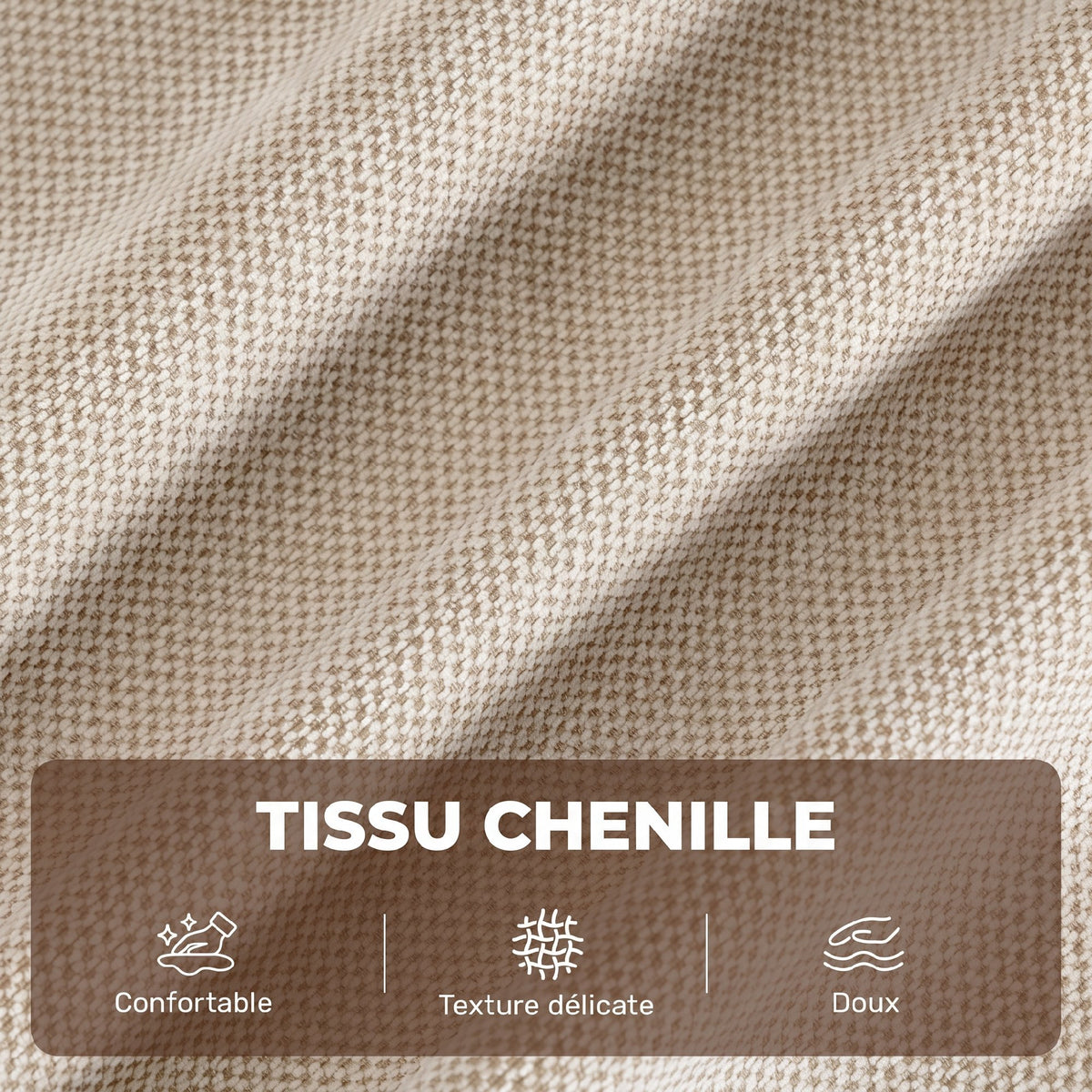 Fauteuil Releveur Électrique Massage et Chaleur Fauteuil Relax Électrique Chenille Ports USB Dossier Inclinable Crème