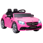 Voiture électrique enfants licence Mercedes SLC 300 12V V. Max. 5 Km/h effets sonores lumineux télécommande rose