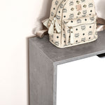 Zapatero mueble de entrada armario de almacenaje, 2 puertas abatibles, 62,5 x 26 x 81 cm, gris y blanco