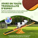 Agility sport pour chien bascule - bascule pour chien - équipement entrainement chien - bois pré-huilé feutre