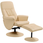 Fauteuil relax avec repose-pied fauteuil de relaxation fauteuil relaxant avec siège pivotant 360° et dossier inclinable