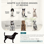 Canapé pour chien chat design scandinave coussin moelleux amovible pieds bois massif 100 x 62 x 32 cm gris