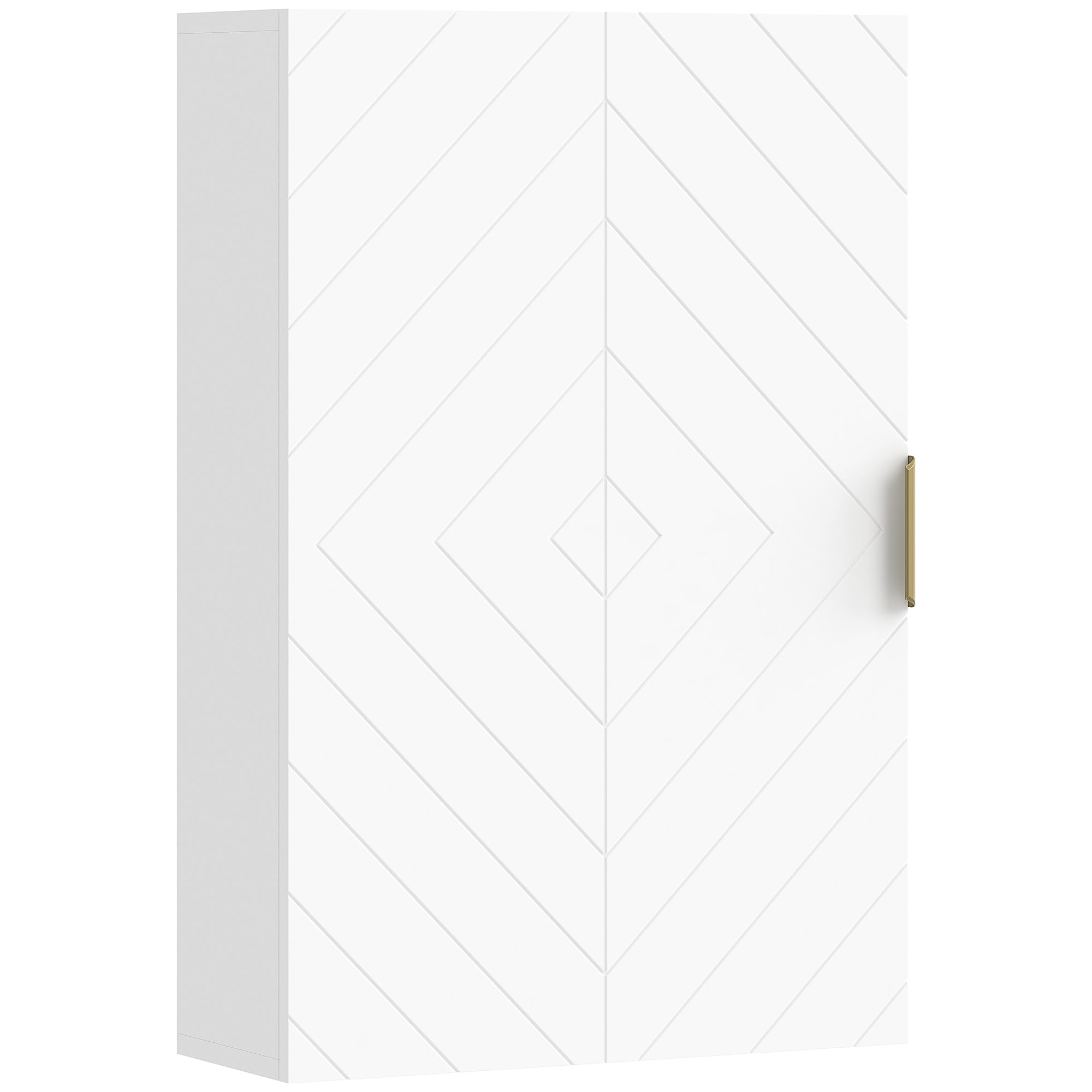 Armoire murale de salle de bain, armoire à pharmacie murale meuble de rangement avec étagère réglable