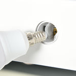 Miroir maquillage Hollywood lumineux 12 LED tactile - luminosité réglable, fonction mémoire - métal MDF blanc verre