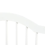 Lot de 2 barrières de sécurité barrière modulable pliable pour animaux de compagnie pied de support 154,5 x 61 cm blanc