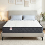 Matelas 140x190cm, matelas 2 personnes, mousse à mémoire de forme, 20cm d'épaisseur, certifié Oeko-Tex, fermeté moyenne