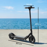 Trottinette électrique enfants 6-14 ans, écran LED, lumières RGB, pneus 6,5'', vitesse 10 km/h, démarrage au kick, noir