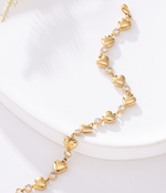 MOLLI Bracelet plaqué or 14K