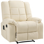 Fauteuil de massage fauteuil de relaxation massant dossier inclinable repose-pied fauteuil TV revêtement synthétique