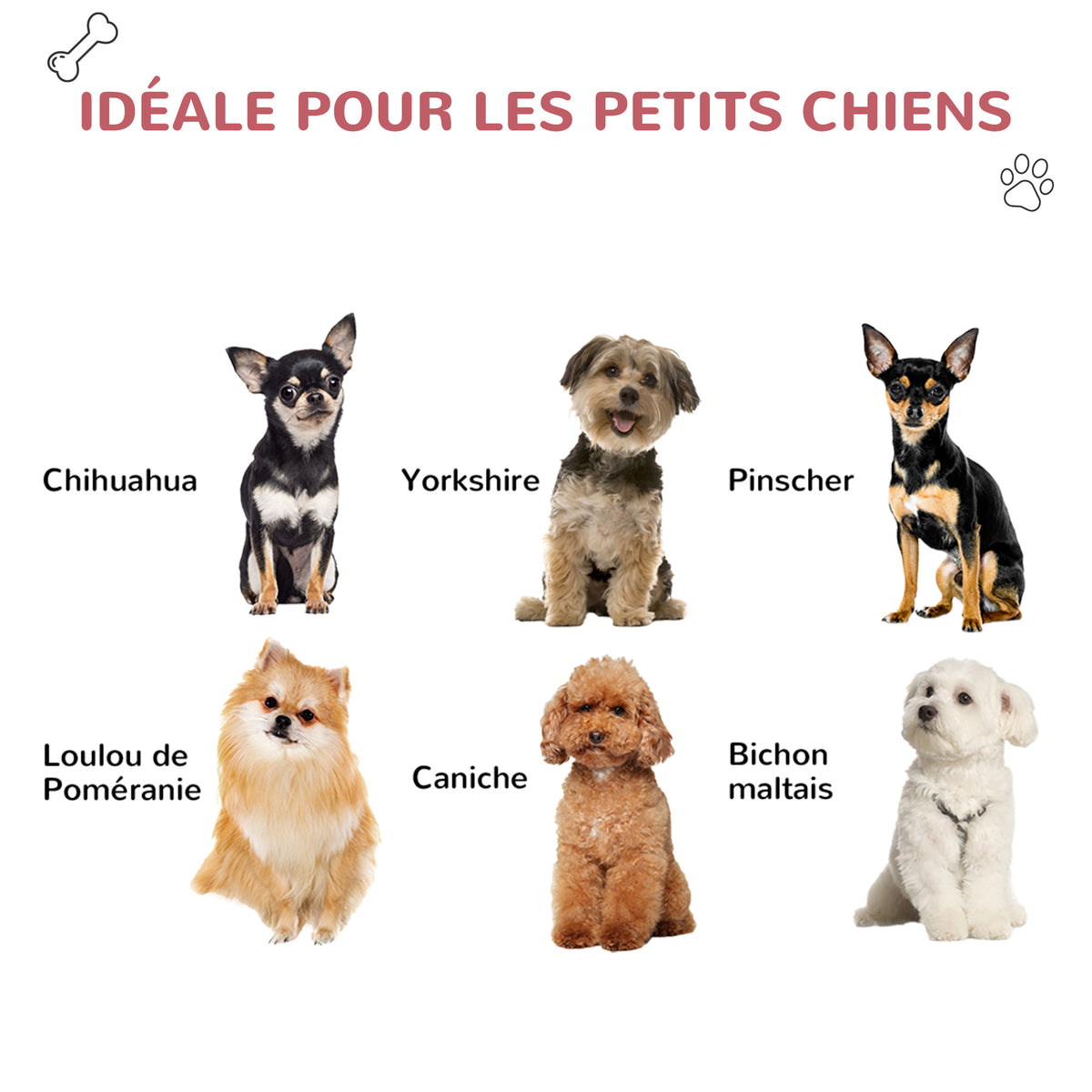 Niche pour chien extérieur et intérieur double porte en métal et multi-ventilation 59 x 75 x 66 cm rouge