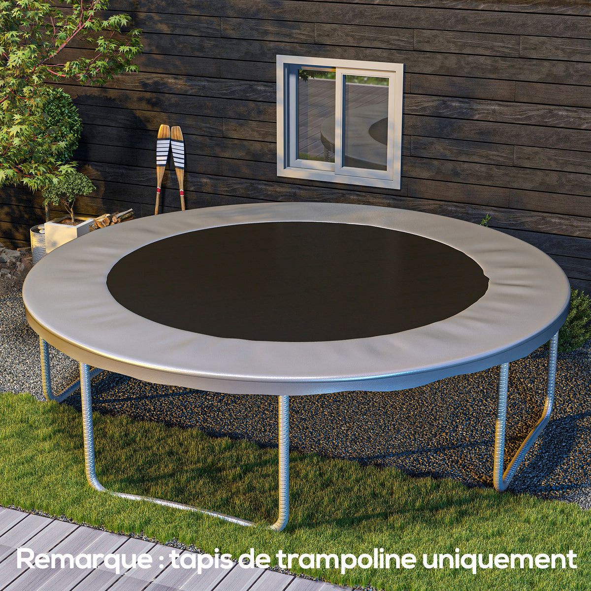 Ersatzsprungtuch für Trampolin, passend für Trampoline mit Ø 3,7 m und 14 cm Federn