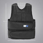 Gilet zavorrato regolabile - .fr x FFHandball - giubbotto zavorrato 20 kg max. pesi rimovibili allenamento potenziamento muscolare esercizio