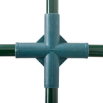 Serre de jardin mini serre serre à tomates 2 x 1 x 0,8 m porte zippée bâche PE acier vert