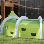 Tunnel enfant en forme de crocodile, modulable, tunnel de jeu pour enfants, enfants de 3 à 6 ans ramper et grimper, vert