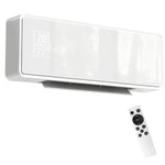Chauffage mural en céramique 1000/2000W, radiateur électrique, ventilateur, thermostat, minuterie, 54x18,7x12,3cm, blanc