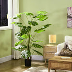 Plante artificielle arbre artificiel monstera deliciosa avec pot inclus hauteur 180 cm intérieure vert
