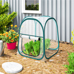 Mini serre de jardin, mini pop up serre en PVC transparent, pour intérieur ou extérieur, pour légume, 70 x 70 x 80 cm