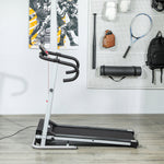 Tapis de course Fitness électrique pliable - .fr x FFHandball - 1 à 10 Km/h écran multifonctions - puissance 500 W