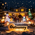 Bonhomme de neige gonflable de Noël de 180 cm avec lumières LED, matériel fixation et souffleur, intérieur et extérieur