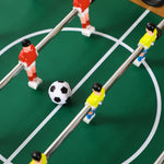 Babyfoot pliable en bois avec 18 joueurs, 2 ballons, 6 tiges et tableau de bord, pour adulte et enfant,  69 x 37 x 70 cm