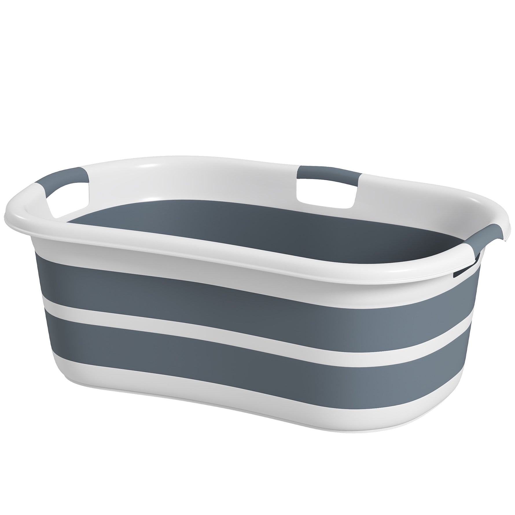 Baignoire pour Chien, Baignoire Pliable et Portable avec Trou de Drainage, pour Petits Chiens et Chiots, Gris