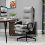 Fauteuil de bureau massant ergonomique, chaise de bureau avec dossier inclinable, hauteur réglable