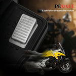 Moto électrique pour enfants moto porteur Honda pour enfants 3 à 6 ans avec musique, phares jaune