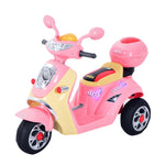 ® Scooter électrique pour Enfant 3 Ans 6 V Métal + polypropylène 108 x 51 x 75 cm Rose/Blanc