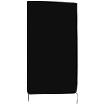 Housse de table de tennis de table ping-pong avec fermeture éclair anti-UV et housse imperméable Noir