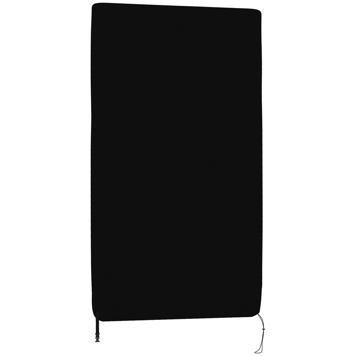 Housse de table de tennis de table ping-pong avec fermeture éclair anti-UV et housse imperméable Noir