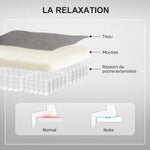 Fauteuil releveur électrique avec fonction massage et chauffage, fauteuil relax électrique dossier inclinable gris foncé