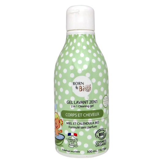 Gel Lavant 2 en 1 pour Bébé  - Certifié bio-0