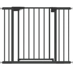 Barrière de sécurité pour chiens et bébés 76 à 102 cm avec extension fixation par pression sans perçage blanc