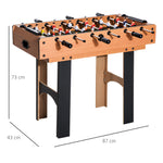 Mini Table multi jeux 4 en 1 babyfoot billard air hockey ping-pong avec accessoires en bois 92L x 78l x 80H cm