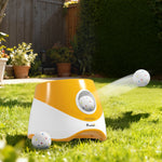 Lanceur de Balles Automatique avec 3 Balles en ETPU, 3 Réglages de Distance 6m/10m/14m, Intérieur et Extérieur, Orange