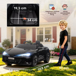 Voiture électrique enfant 12 V - véhicule électrique avec télécommande parentale fournie - V. Max. 5 Km/h - effets sonores, lumineux - Audi RS E-tron GT noir