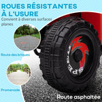 Quad électrique pour enfants véhicule à batterie 6V avec marche avant et arrière 70L x 41,5l x 48,5H cm Rouge