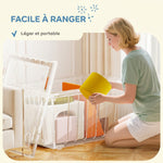 8-piece baby motor skills course, foam baby motor skills module with washable velvet cover 51 x 40 x 40 cm multicolored