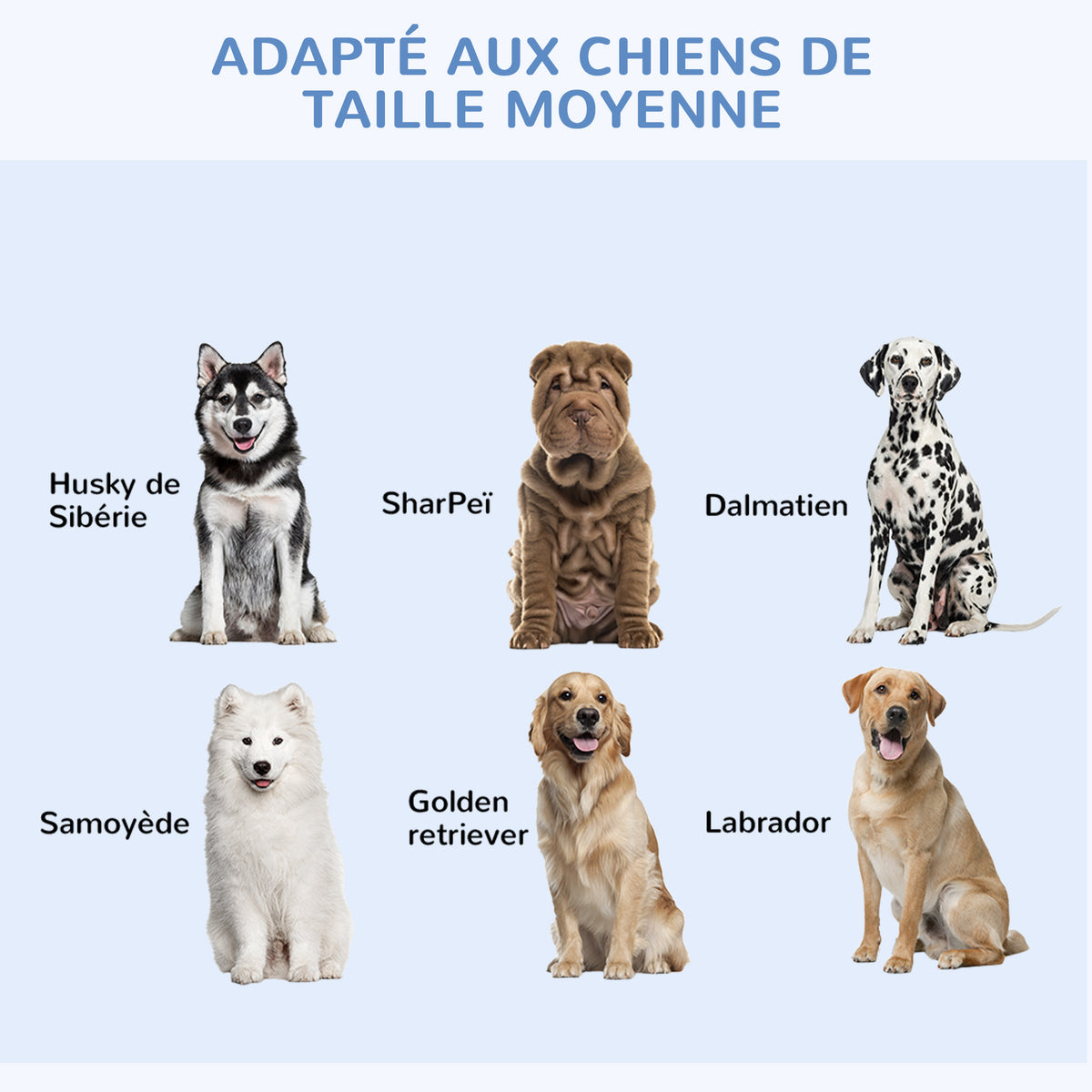 Cage caisse de transport pliante pour chien en acier 2 portes verrouillables 121 x 77 x 82 cm noir