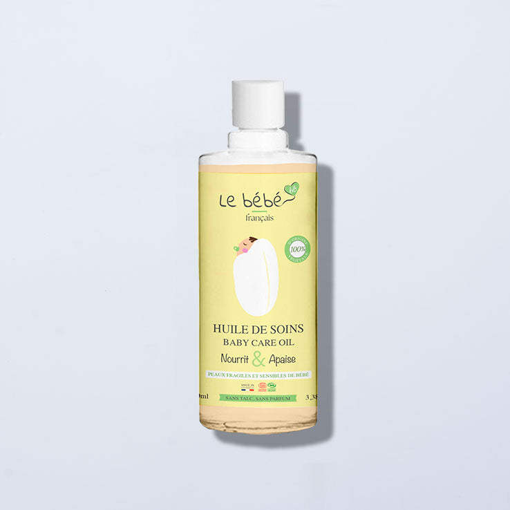 Huile de soins bébé bio