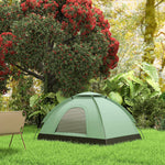 Tente de camping 2 personnes camouflage tente dôme légère ventilée facile à monter avec portes zippées