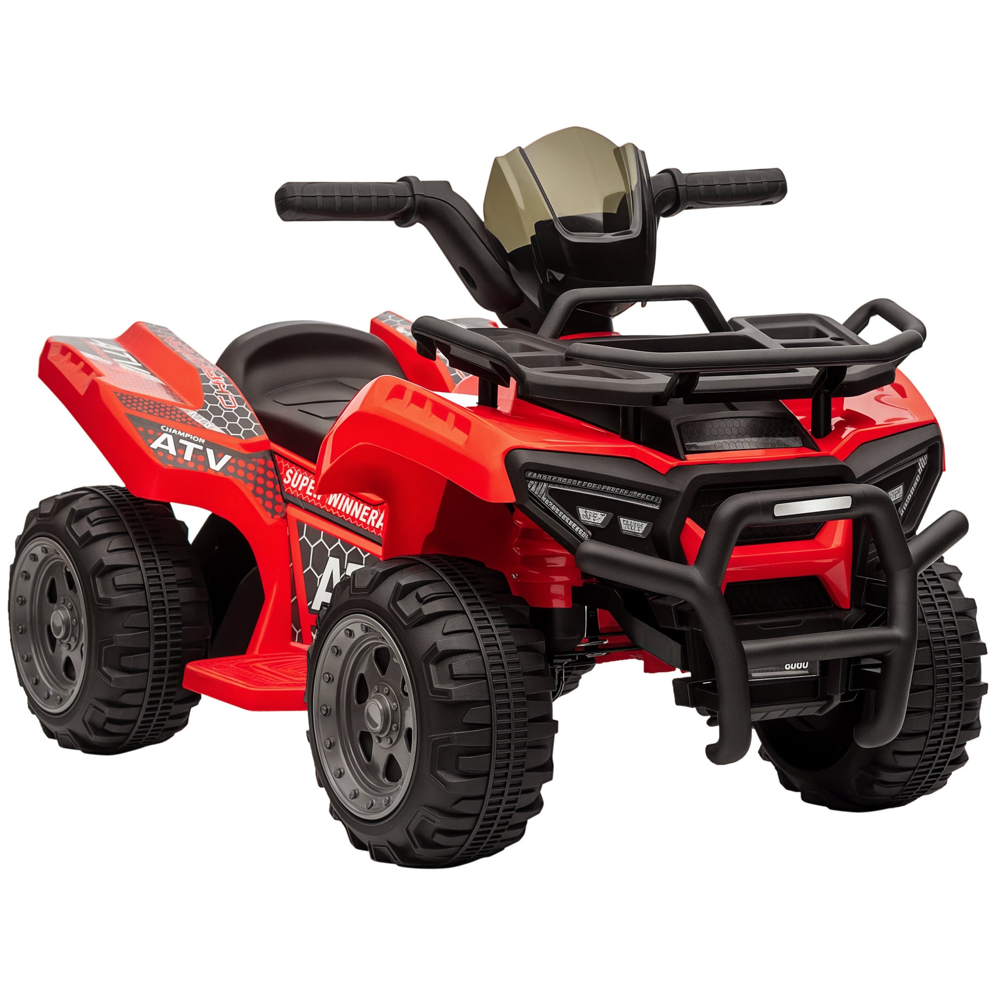Elektro-Quad Buggy für Kinder, Elektro-Quad 18-36 Monate, 6 V, max. 2 km/h, rot