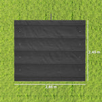 Toile de toit de rechange pour pergola toile de remplacement protection solaire Anti-UV 30+ pour pergola de 3 x 2 m